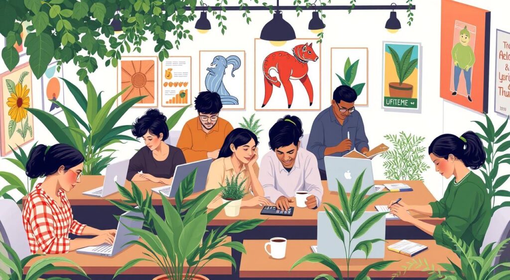 community-focused freelance work